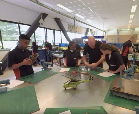 Voorbeeld virtual reality video